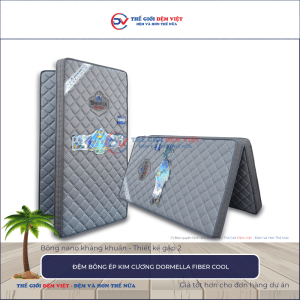 Đệm bông ép Kim Cương Dormella Fiber Cool